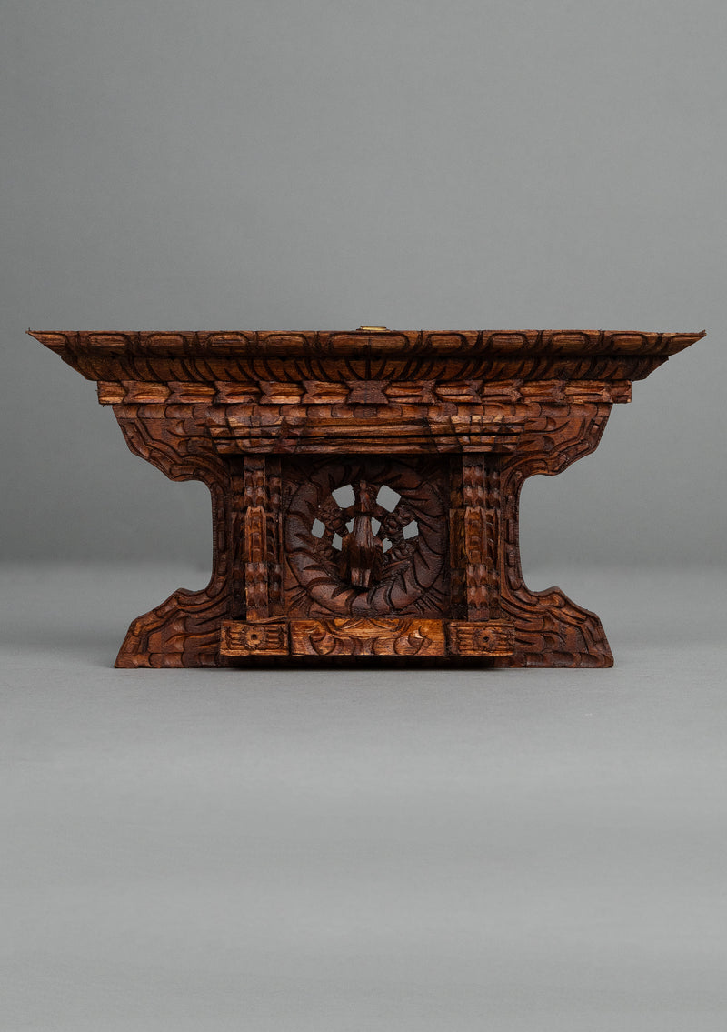 Exquiste Peacock Wooden  Window Handcrafted Heritage of Bhaktapur