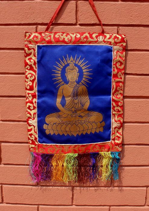 Amitabha Buddha Embroidered Wall Hanging