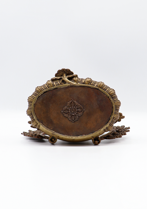 Masterarts  Kubera  God of Wealth Bronze   Statue 7"H