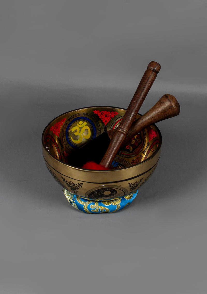 Shiva HandPainted Singing Bowl 7"