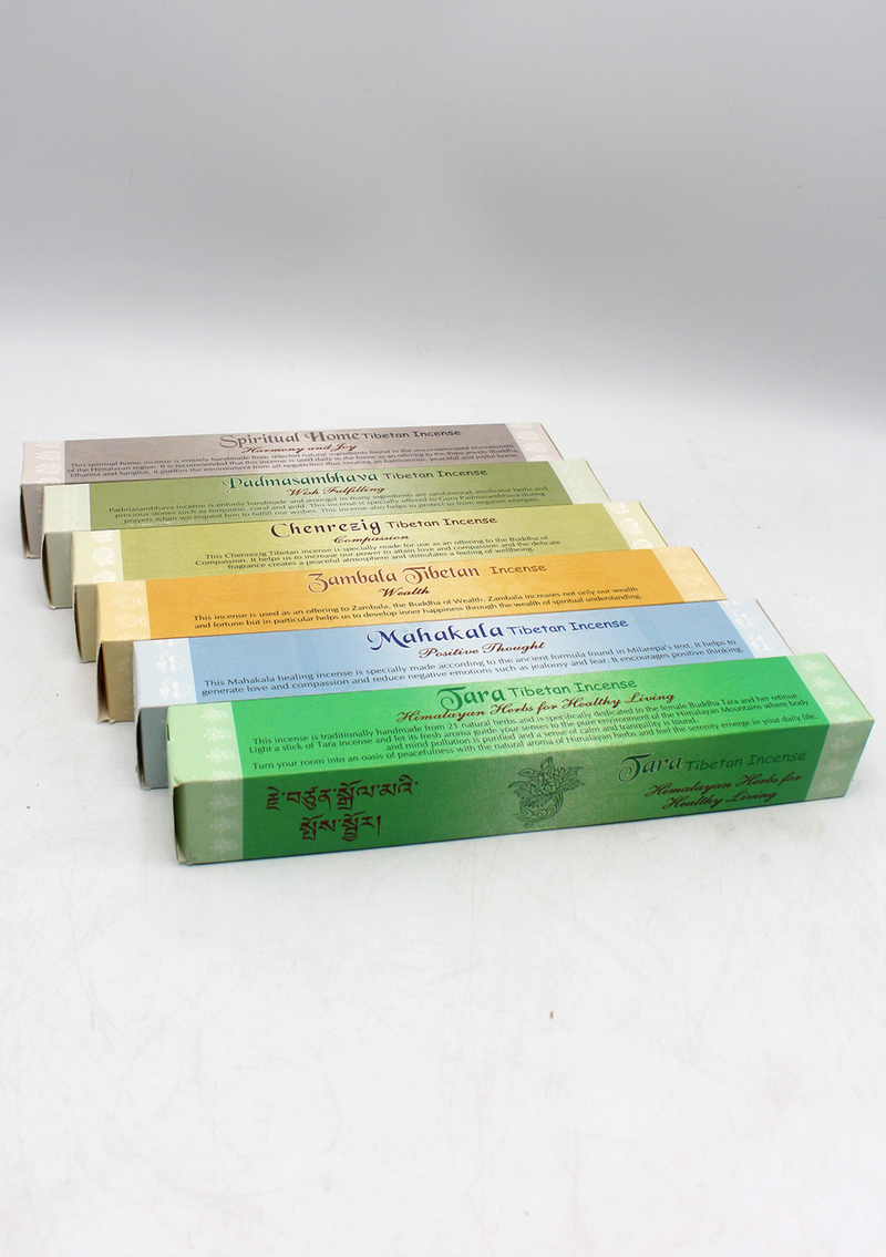 Tibetan Buddhist Incense Collection- Set of 6