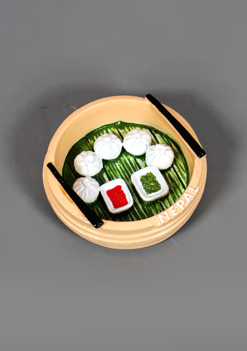 Nepali Momo Fridge Magnet