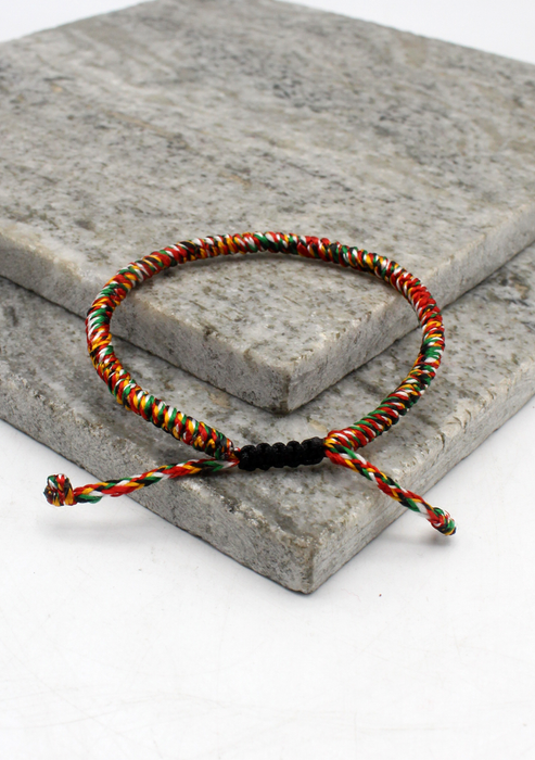 Multi Colors Lucky Knots Tibetan Bracelet