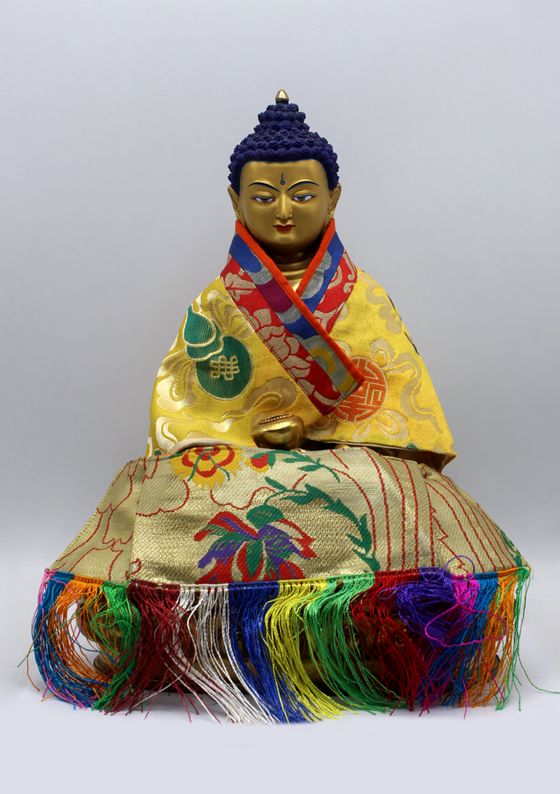 Buddha Statue Brocade Cover Cloth