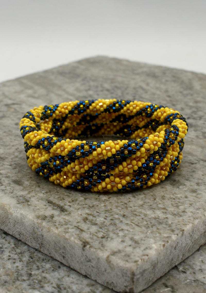 Borussia Dortmund  Roll on Beads Nepalese Bracelet