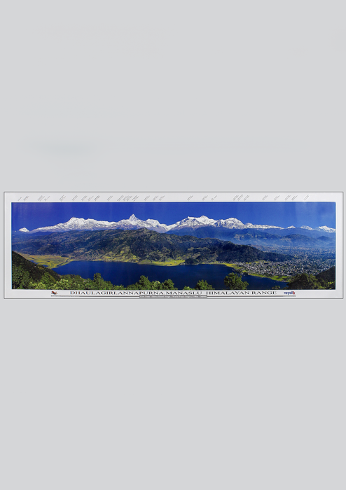 Dhaulagiri, Annapurna, Manaslu Himalayan Range Panaromic Poster
