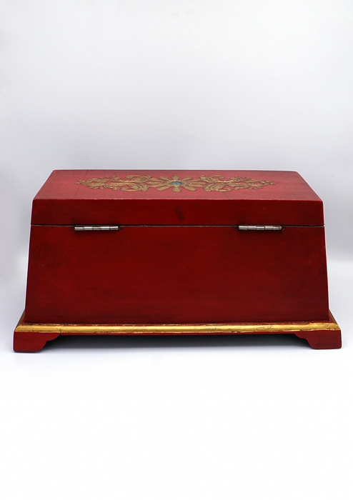Handpainted Tibetan Dragon Wooden Box
