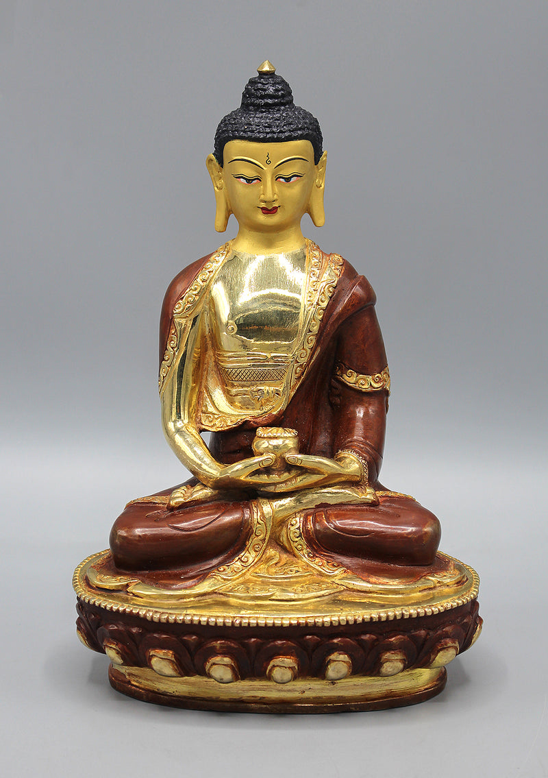 Gold Plated Amitabha Buddha Statue