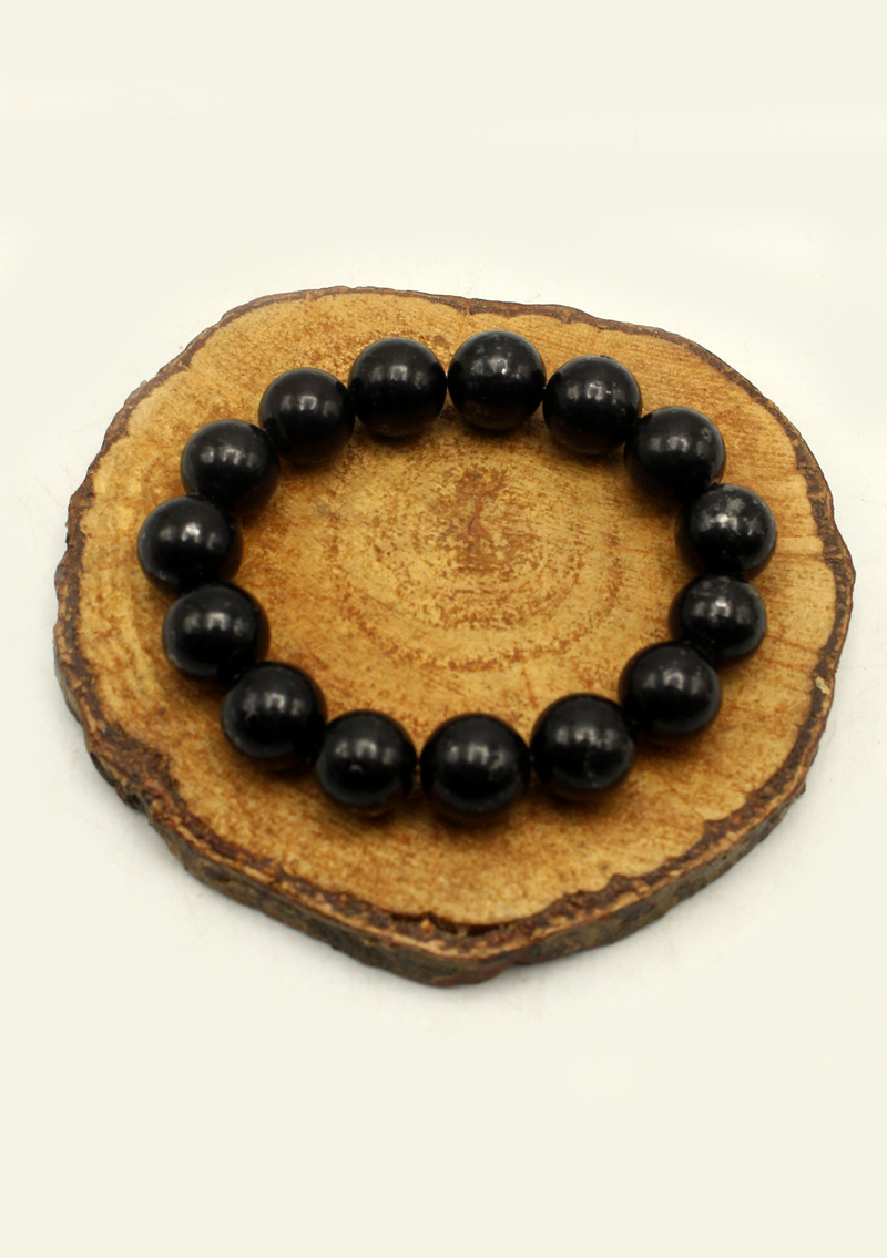 Black Onyx Beads Mala Bracelet