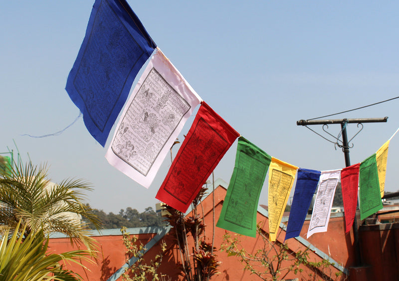 Wind horse Prayer Flags
