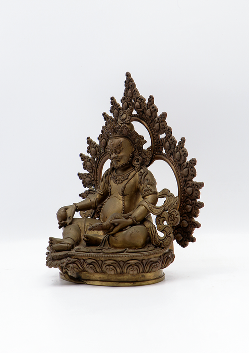 Masterarts  Kubera  God of Wealth Bronze   Statue 7"H