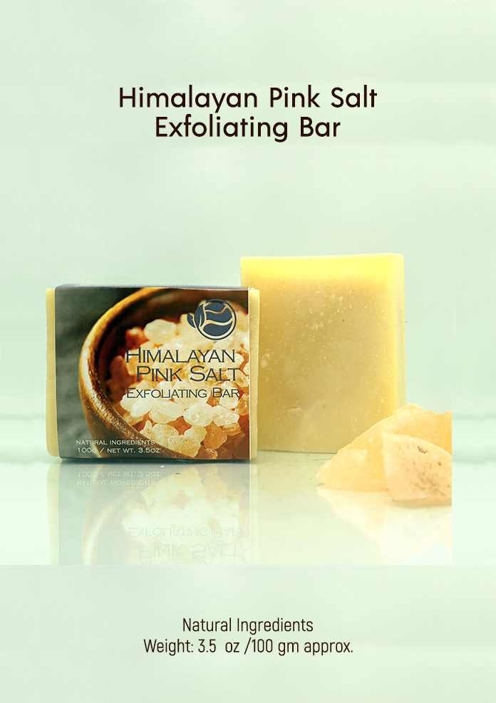Himalayan Pink Salt Exfoliating Bar Soap