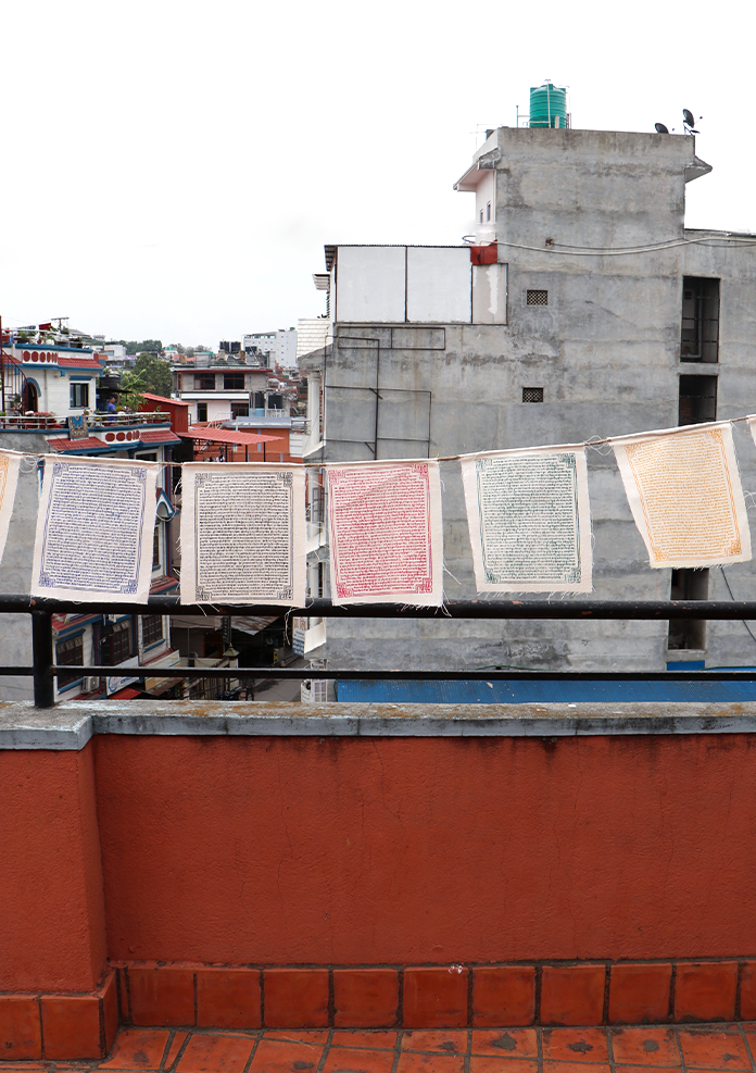 Specially Designed Biodegradable Prayer Flag to mark H.H The 14th Dalai Lama's birthday