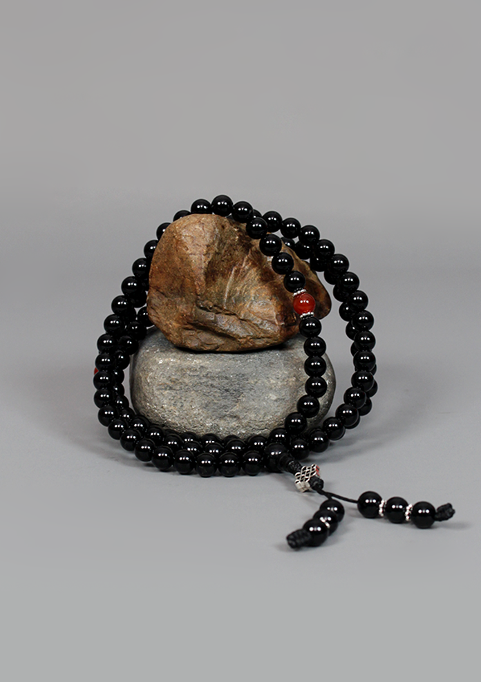 Black Onyx 108 Beads Prayer Mala
