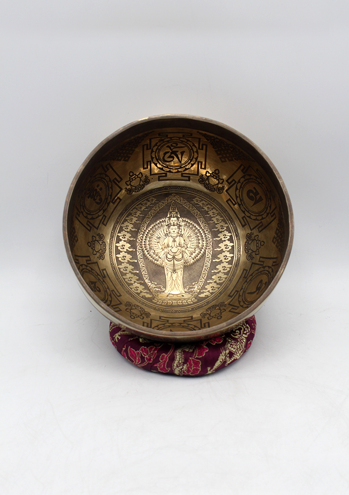Avalokiteshvara Bodhisattva Singing Bowl 6"