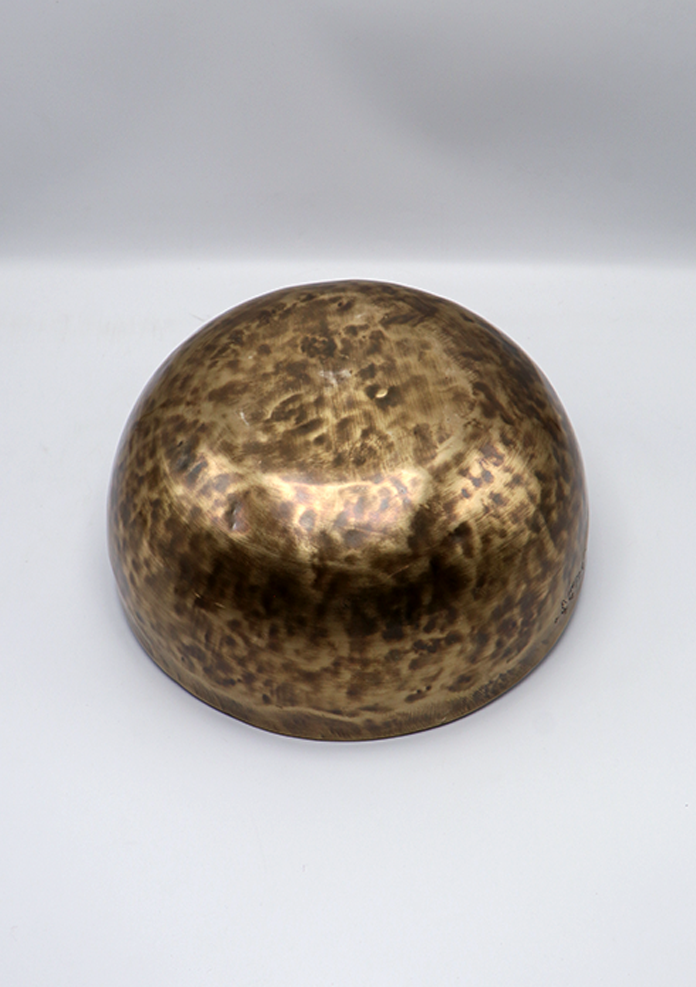 Hand Hammered Tibetan Full Moon Singing Bowl 9.5" - 10"