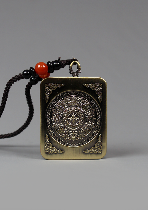Shakyamuni Buddha Hand Painted Mini Amulet Pendant