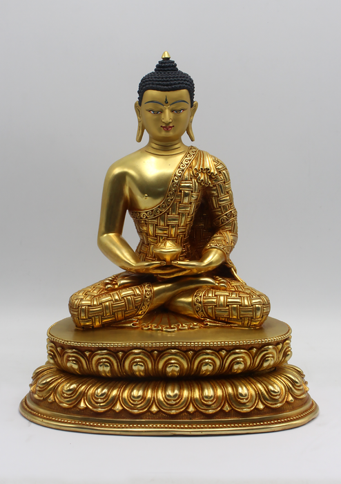 Masterpiece 24 K Gold Amitabha Buddha Statue