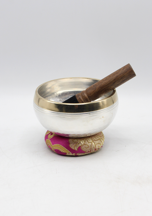Silver  Plated Singing Bowl 4"