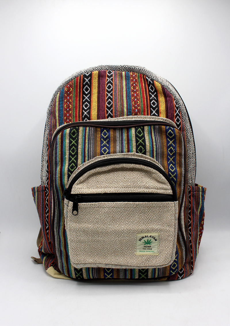 Multi Pocket Gheri Hemp Rucksack