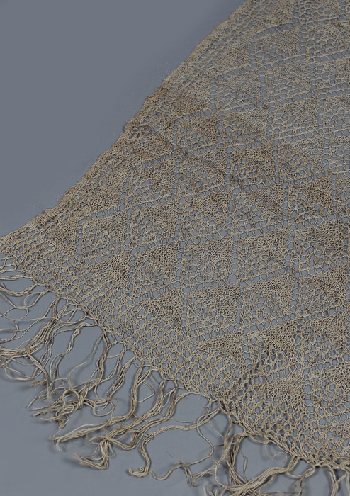 Pure Nettle Fiber Woven Texture Shawl