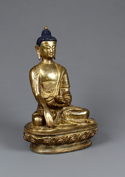 Antique Style Shakyamuni Buddha Statue 8.5"H