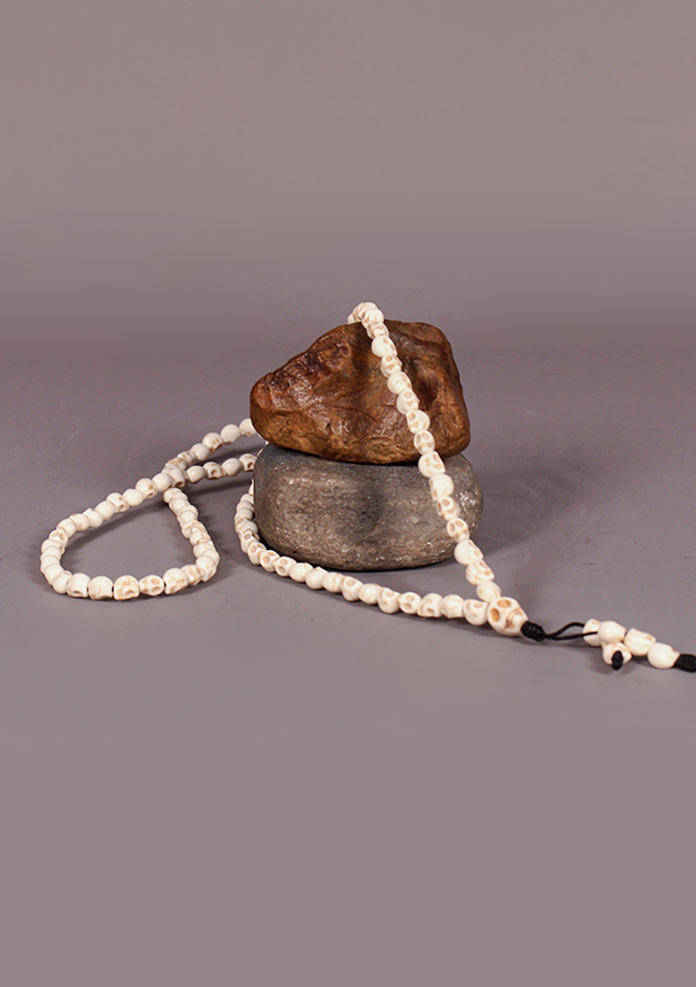 Skull Bone Buddhist Prayer Mala