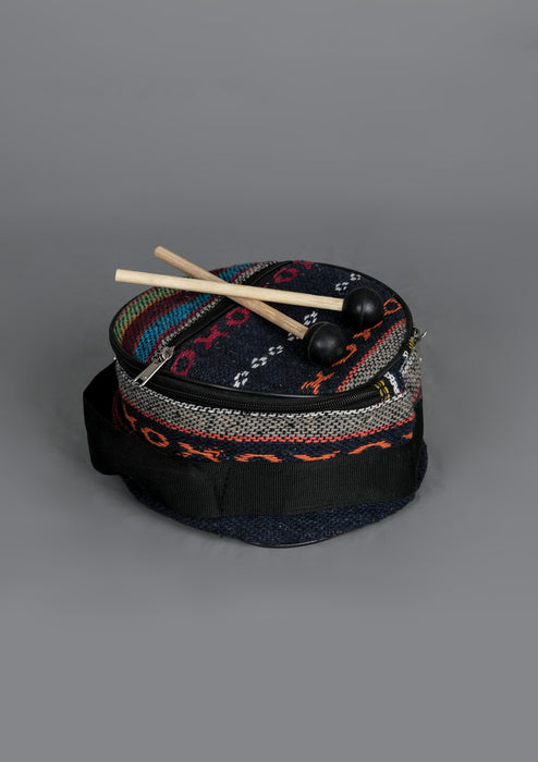 Colorful Flower Pattern Tongue Drum - Small