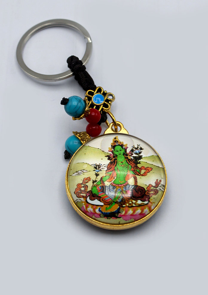 Tara Chenrezig   Kalachakra   Buddhist Key Chain