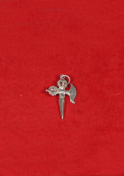 Sterling Silver Vajra Kartika Pendant