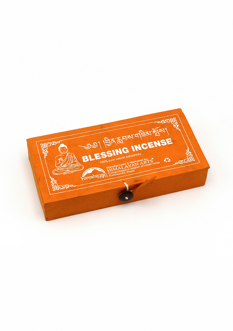 Blessing Tibetan Incense from Boudhanath