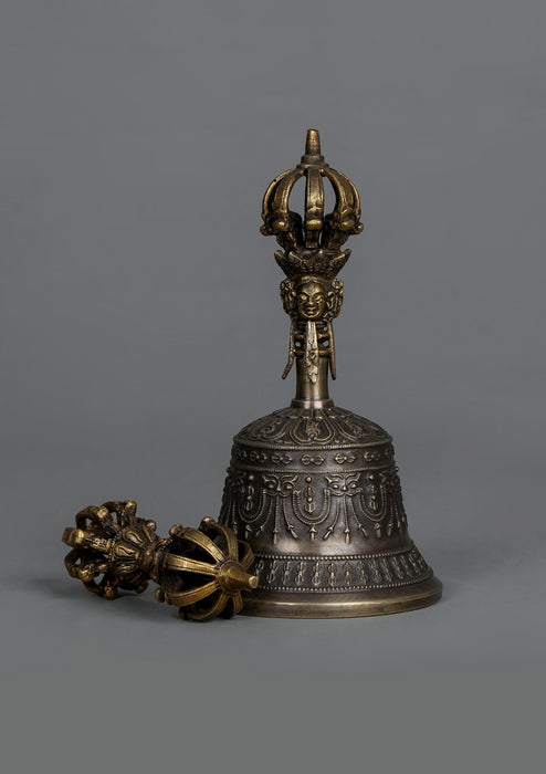 Tibetan High Quality Bell and Dorjee Large Set