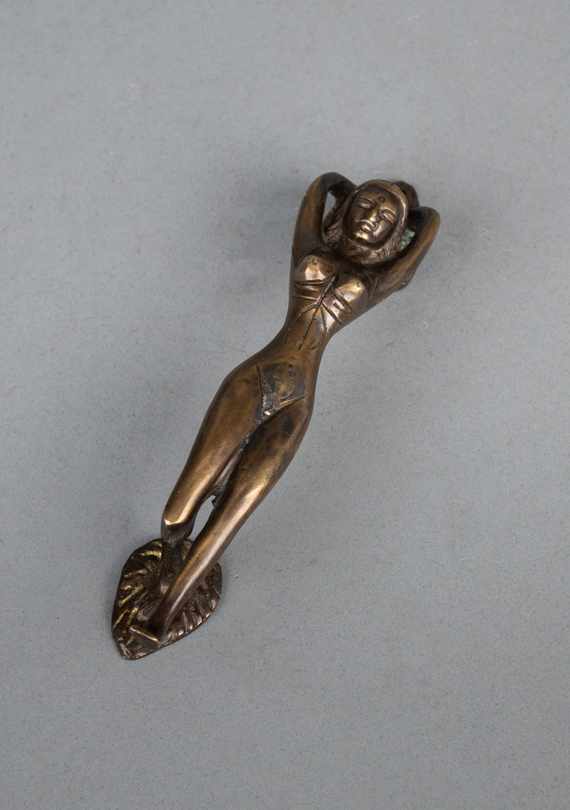 Brass Lady Door Handle