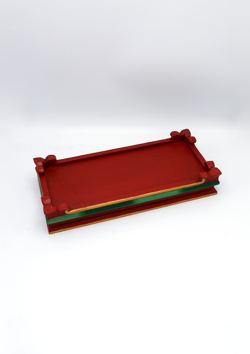 Handcrafted Buddhist Ritual Tibetan Tray