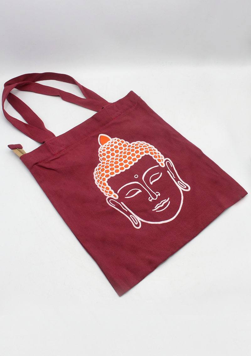 Cotton Buddha Printed Tote Bag
