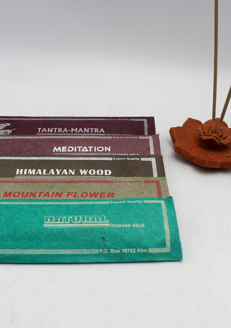 Yoga Series Incense Sticks, Set of 5  Packs, Each 15 g