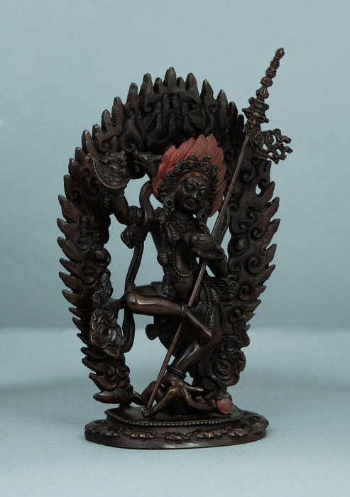 Copper Oxidized Vajrabarahi Statue