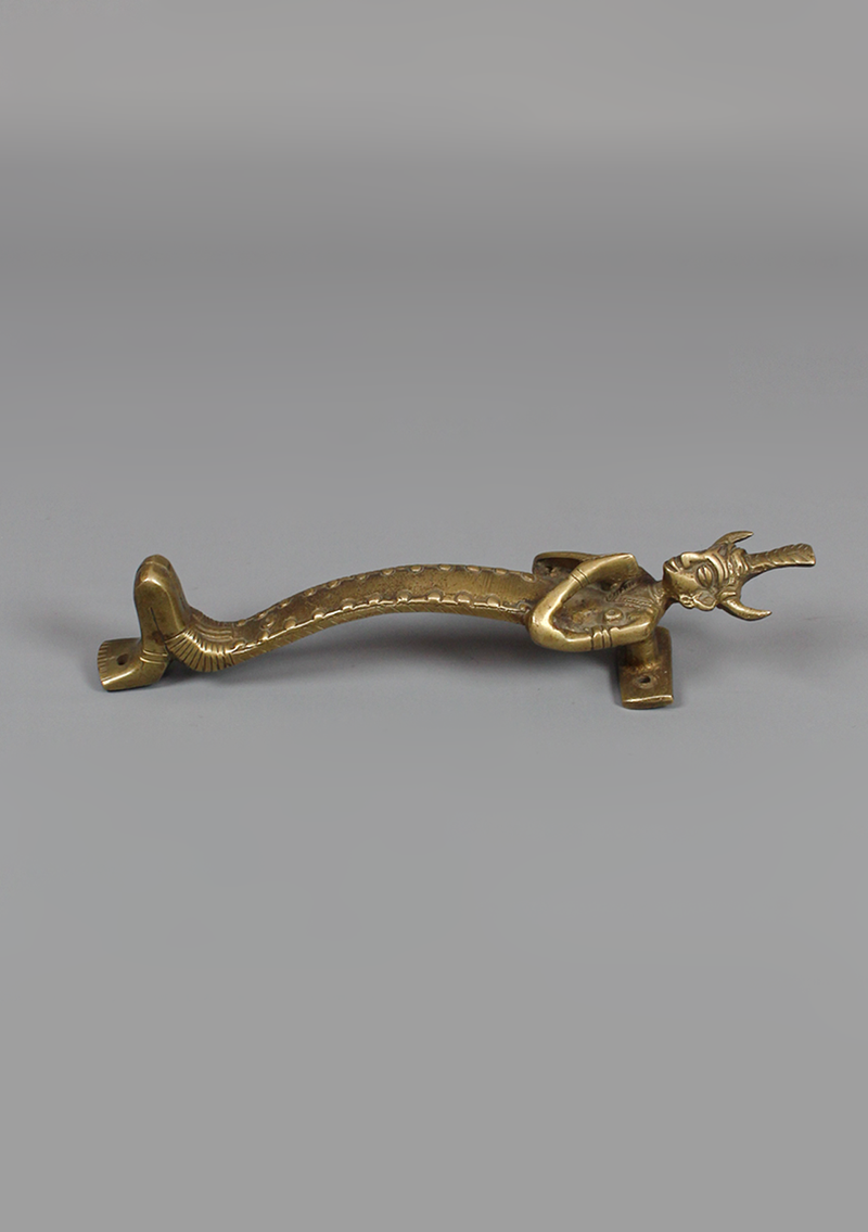 Brass Tribal Art Door Handle