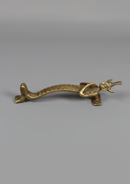 Brass Tribal Art Door Handle