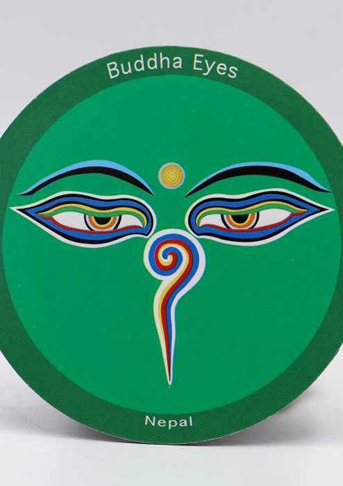 Buddha Eyes Round Fridge Magnets