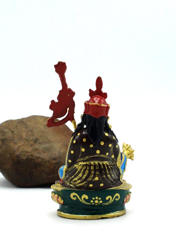 Guru  Padmasambhava  Mini  Statue 2.8" H