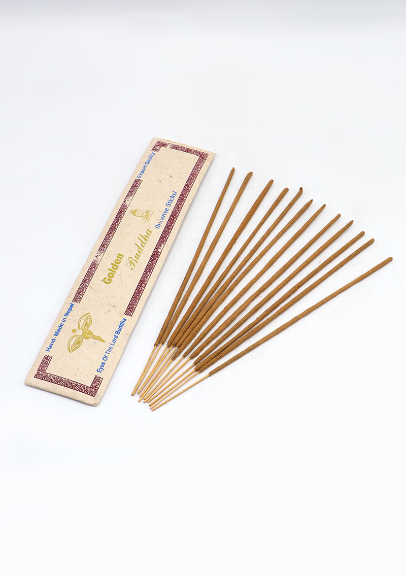 Golden Buddha Nagchampa Flora Incense Sticks Set of 10