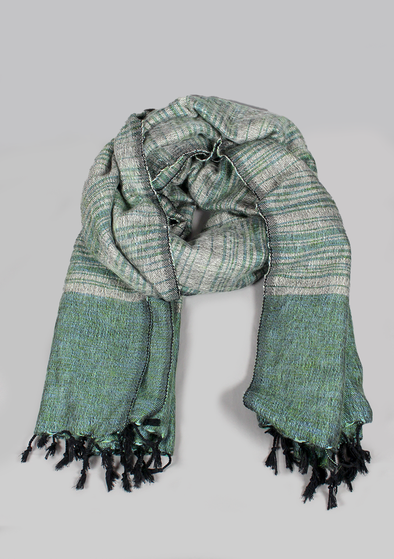 Handloomed Stripes Yak Wool Blanket