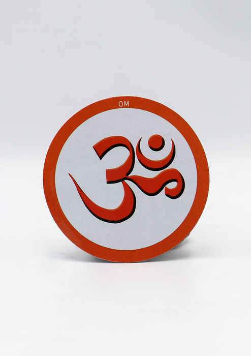 OM Round Fridge Magnet