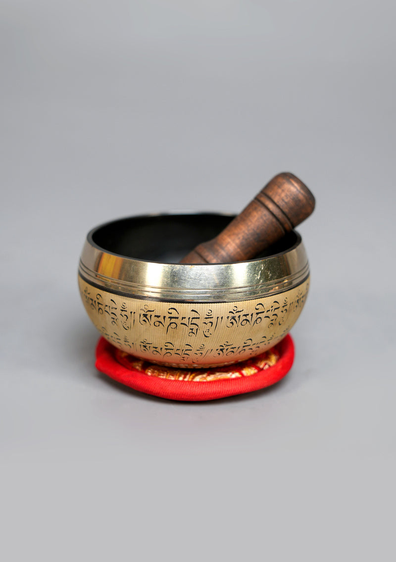 Tibetan Cosmos Flower of Life Singing Bowl