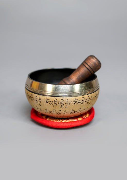 Tibetan Cosmos Flower of Life Singing Bowl