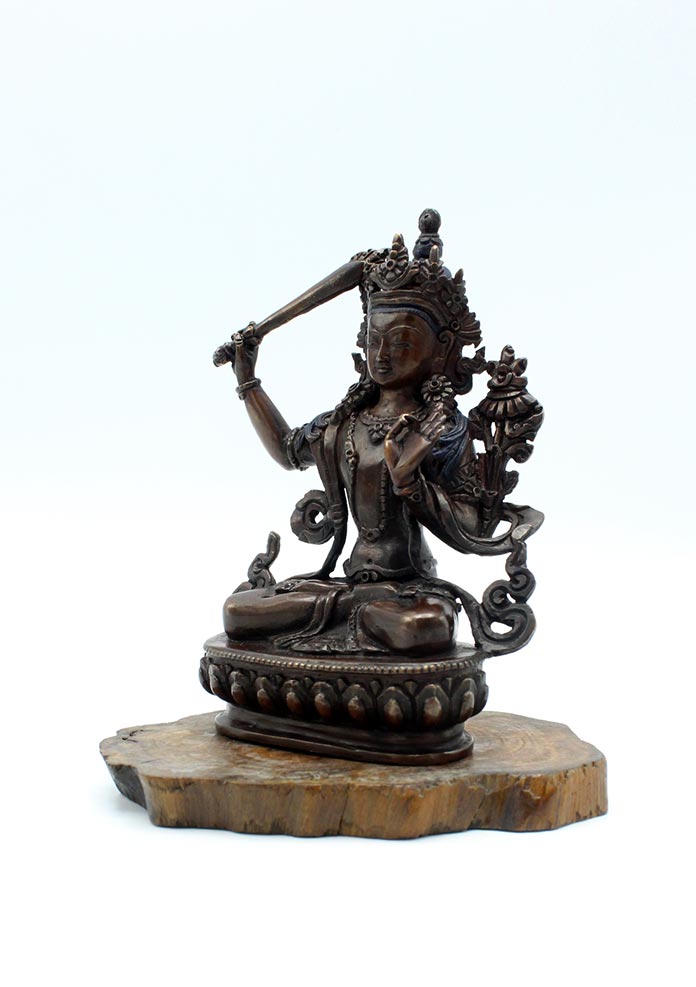 Copper Manjushree Statue