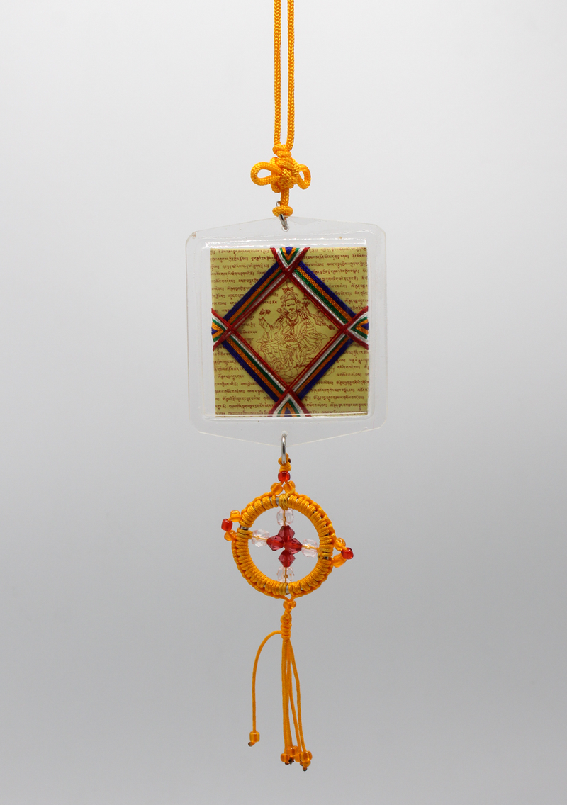 Guru Rinpoche Tibetan Protector Car Hanging