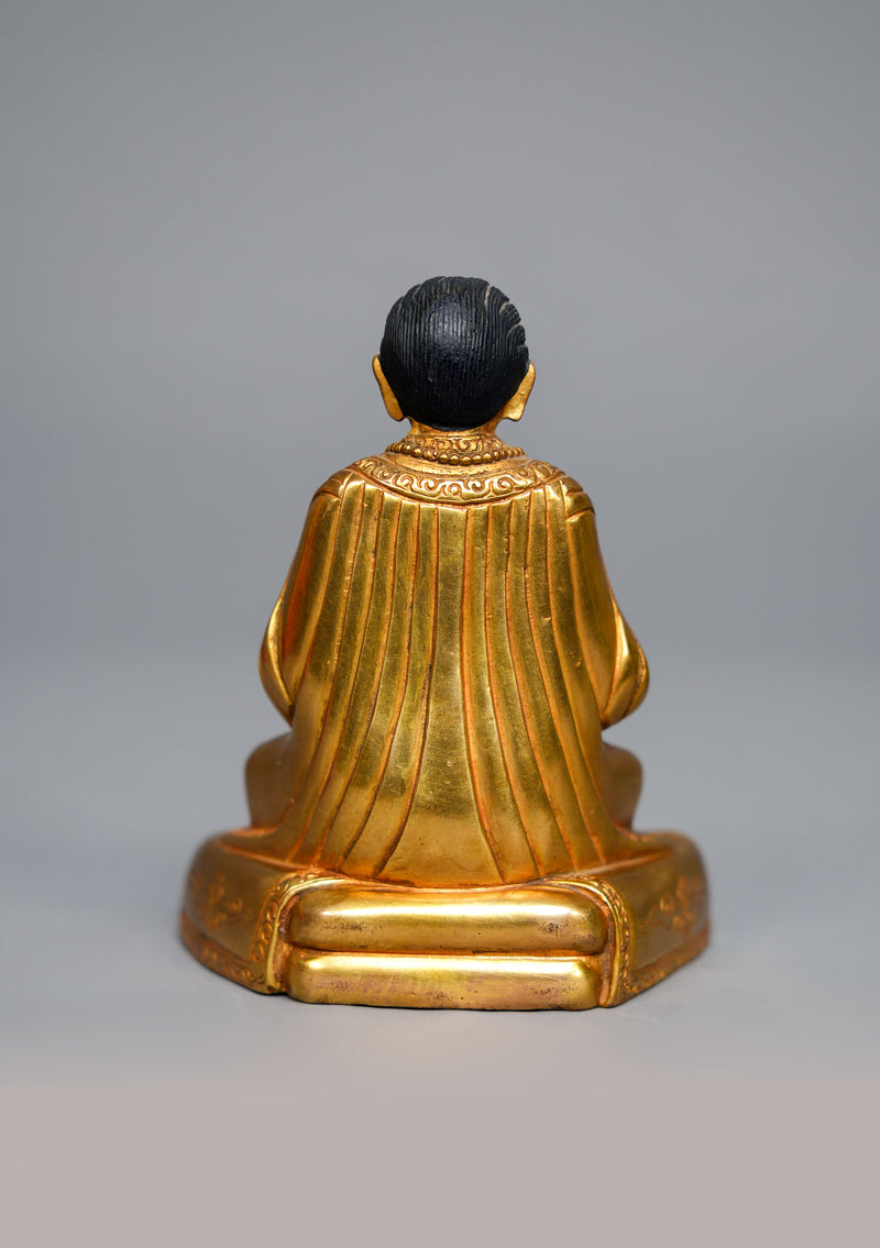 24K Gold-Plated Kagyu Lineage Masters Statue Collection