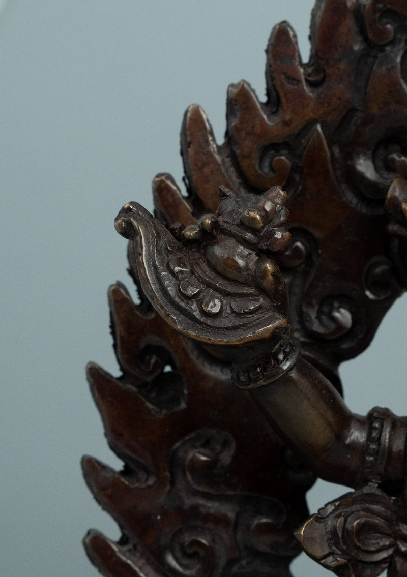Copper Oxidized Vajrabarahi Statue